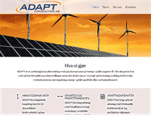 Tablet Screenshot of adapt.no