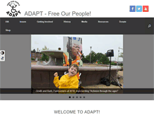 Tablet Screenshot of adapt.org
