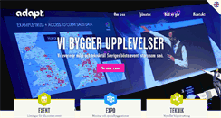 Desktop Screenshot of adapt.se